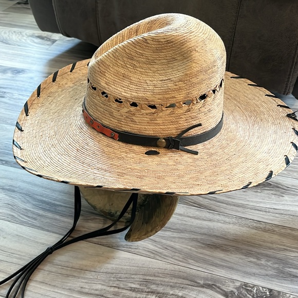 Genuine Palm Leaf Ranchero Hat - Picture 3 of 8